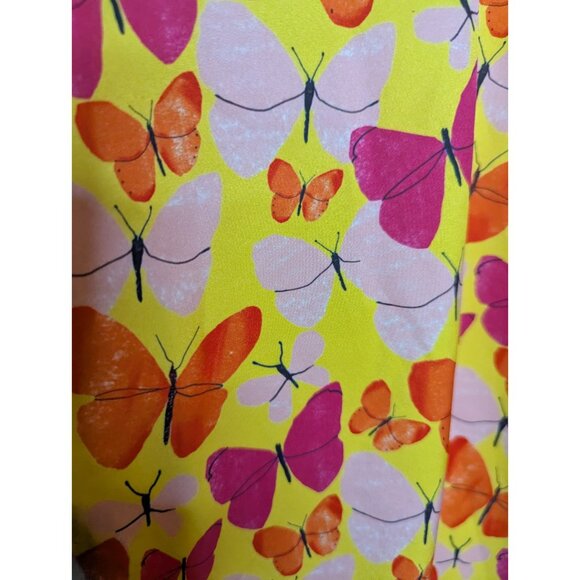 Mundefeis Women's Butterfly Long Sleeve Top Sz XL Cottagecore Pheasant Barbie - Picture 4 of 9